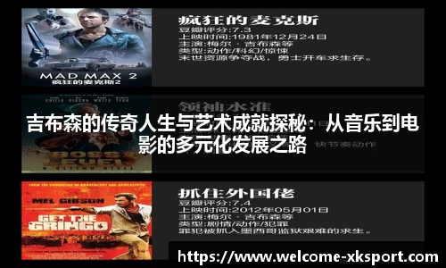 吉布森的传奇人生与艺术成就探秘：从音乐到电影的多元化发展之路