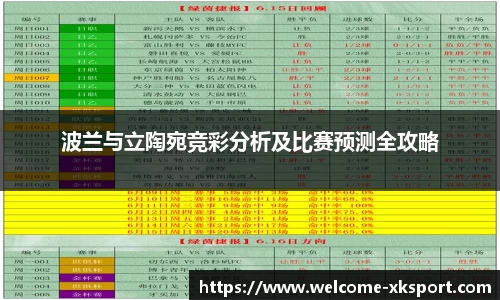 波兰与立陶宛竞彩分析及比赛预测全攻略